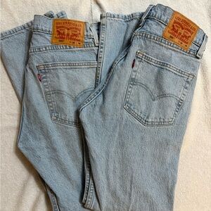 Levi's Men's Relaxed Fit Jeans in Light Blue (2 pair)